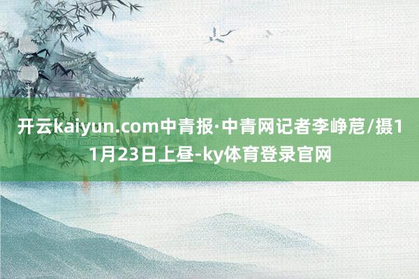 开云kaiyun.com中青报·中青网记者李峥苨/摄11月23日上昼-ky体育登录官网