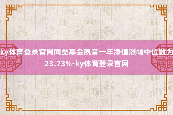 ky体育登录官网同类基金夙昔一年净值涨幅中位数为23.73%-ky体育登录官网